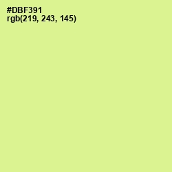 #DBF391 - Mindaro Color Image