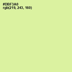 #DBF3A0 - Gossip Color Image
