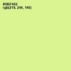 #DBF492 - Mindaro Color Image