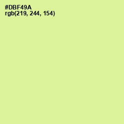 #DBF49A - Mindaro Color Image