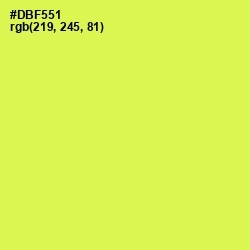 #DBF551 - Starship Color Image