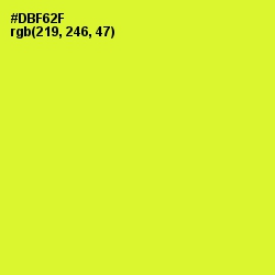 #DBF62F - Pear Color Image