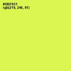 #DBF651 - Starship Color Image