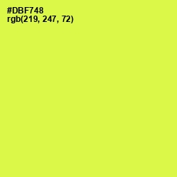 #DBF748 - Starship Color Image
