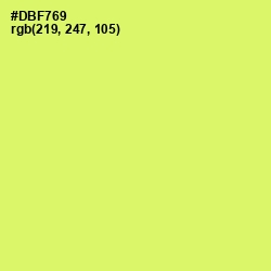 #DBF769 - Sulu Color Image