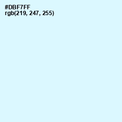 #DBF7FF - Mabel Color Image