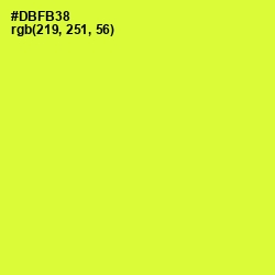 #DBFB38 - Pear Color Image