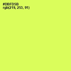 #DBFD5B - Canary Color Image