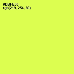 #DBFE50 - Starship Color Image