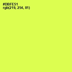 #DBFE51 - Starship Color Image