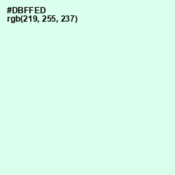 #DBFFED - Granny Apple Color Image