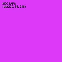 #DC3AF8 - Razzle Dazzle Rose Color Image