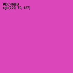 #DC46BB - Brilliant Rose Color Image