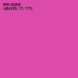 #DC4DAB - Brilliant Rose Color Image