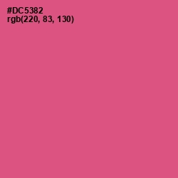 #DC5382 - Mulberry Color Image