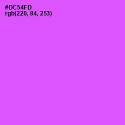 #DC54FD - Heliotrope Color Image