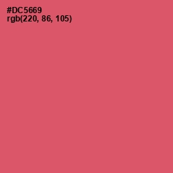 #DC5669 - Cabaret Color Image