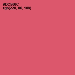 #DC566C - Cranberry Color Image