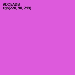 #DC5ADB - Fuchsia Pink Color Image