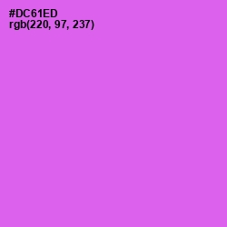 #DC61ED - Heliotrope Color Image