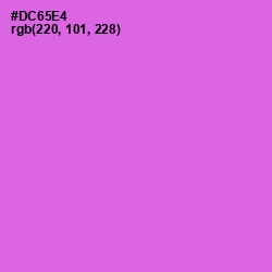 #DC65E4 - Heliotrope Color Image