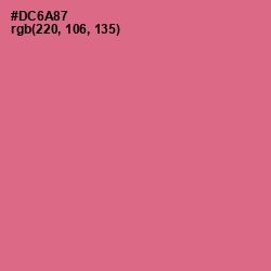 #DC6A87 - Charm Color Image