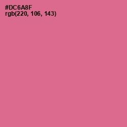 #DC6A8F - Charm Color Image