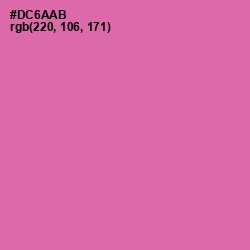 #DC6AAB - Hopbush Color Image
