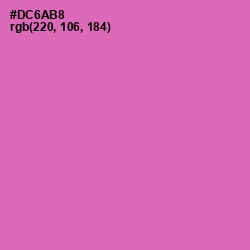 #DC6AB8 - Hopbush Color Image