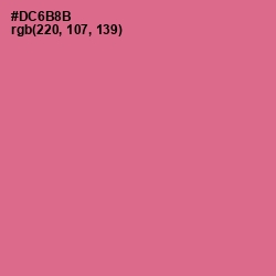 #DC6B8B - Charm Color Image