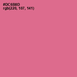 #DC6B8D - Charm Color Image