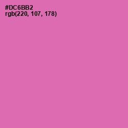 #DC6BB2 - Hopbush Color Image