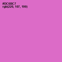 #DC6BC7 - Orchid Color Image