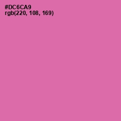 #DC6CA9 - Hopbush Color Image