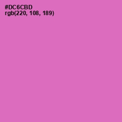 #DC6CBD - Hopbush Color Image