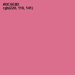 #DC6E8D - Charm Color Image