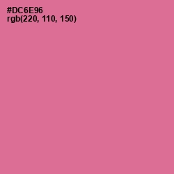 #DC6E96 - Charm Color Image