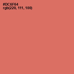#DC6F64 - Roman Color Image