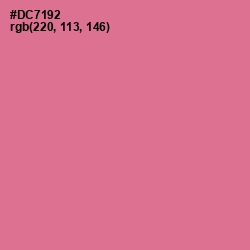 #DC7192 - Charm Color Image