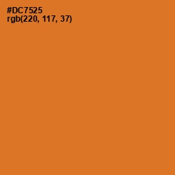 #DC7525 - Ochre Color Image