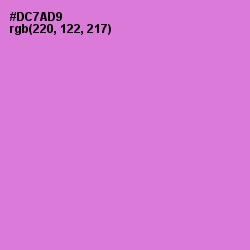 #DC7AD9 - Orchid Color Image