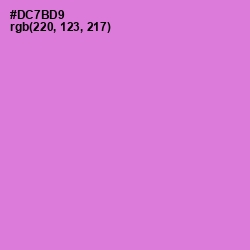 #DC7BD9 - Orchid Color Image