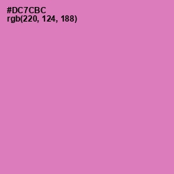 #DC7CBC - Hopbush Color Image