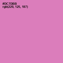 #DC7DBB - Hopbush Color Image