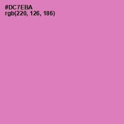 #DC7EBA - Hopbush Color Image