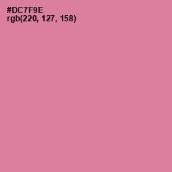 #DC7F9E - Charm Color Image