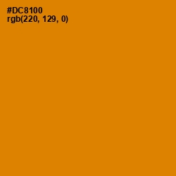 #DC8100 - Geebung Color Image