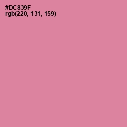 #DC839F - Puce Color Image