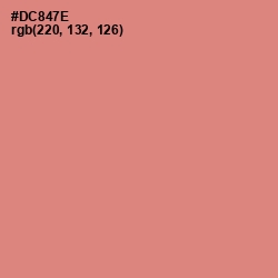 #DC847E - New York Pink Color Image