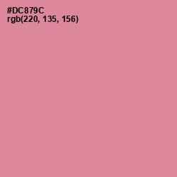 #DC879C - Puce Color Image